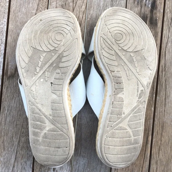 TOMMY BAHAMA Relaxology ‘Ilidah’ Leather & Jute Slide Sandals - Picture 4 of 6